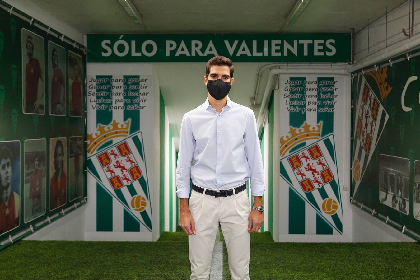 La presentación de Bernardo Cruz en el Córdoba CF, en imágenes