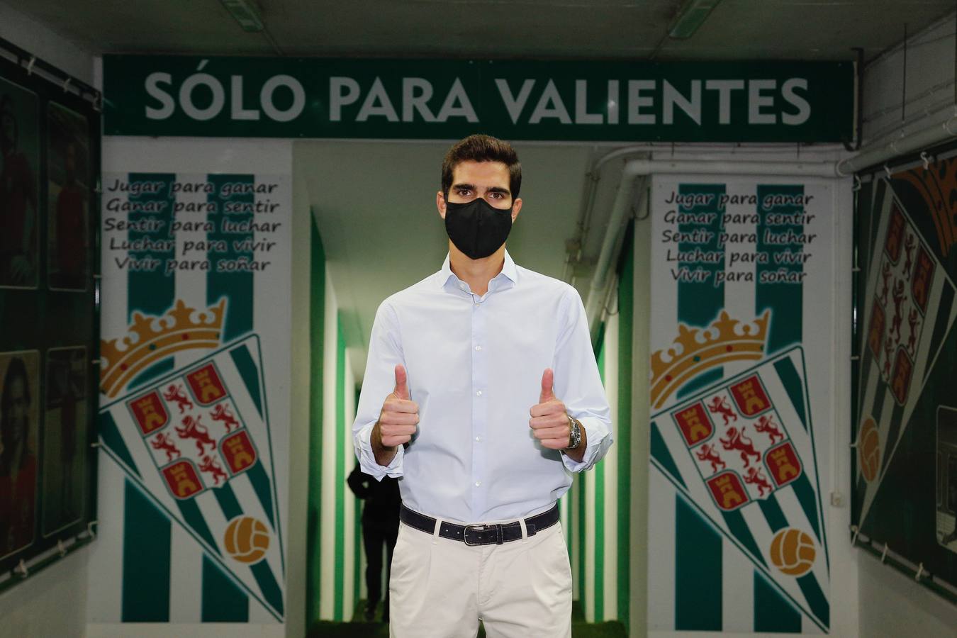 La presentación de Bernardo Cruz en el Córdoba CF, en imágenes