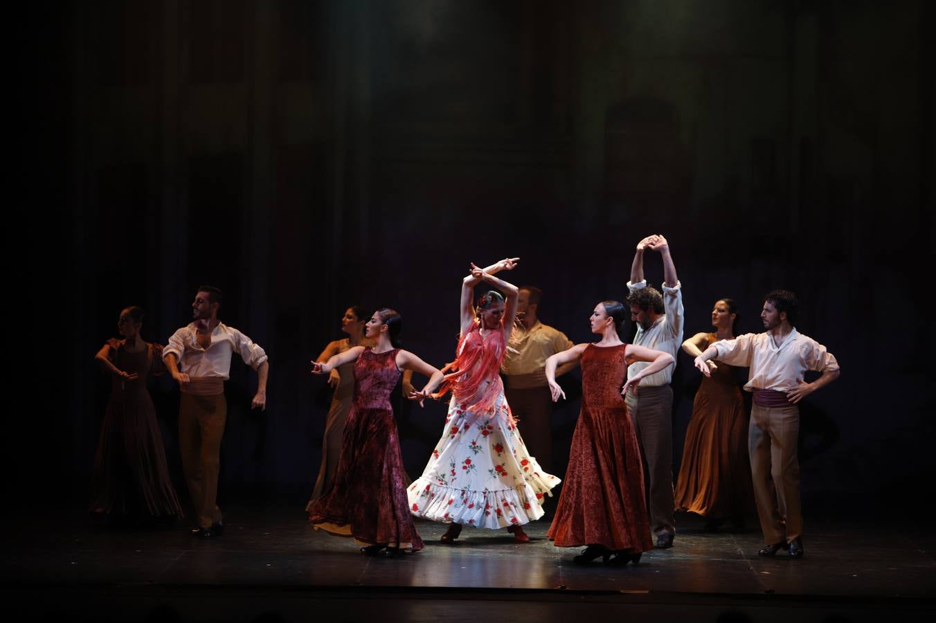 El espectáculo del Ballet Flamenco de Andalucía, en imágenes