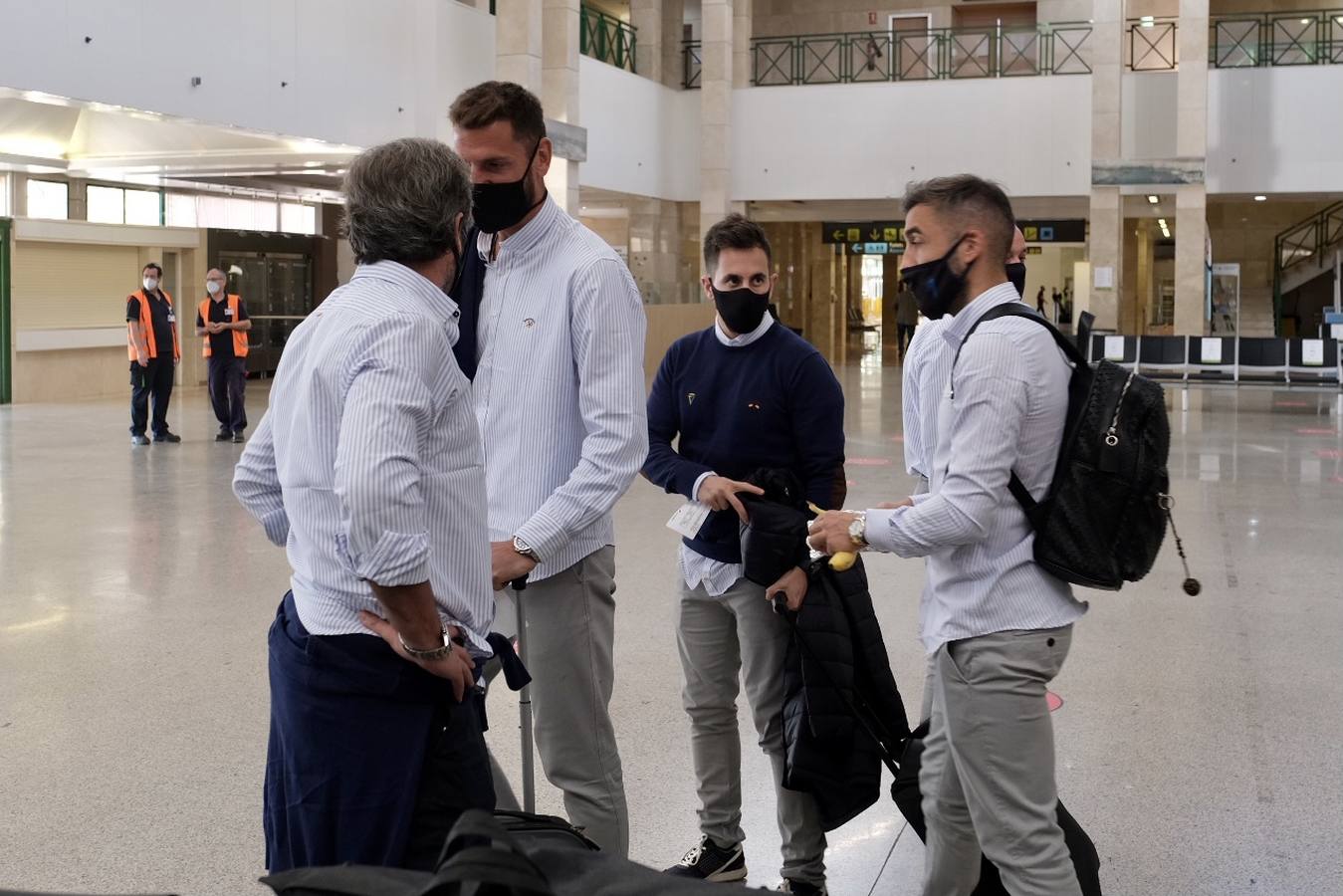 FOTOS: Así ha viajado el Cádiz CF hacia Madrid