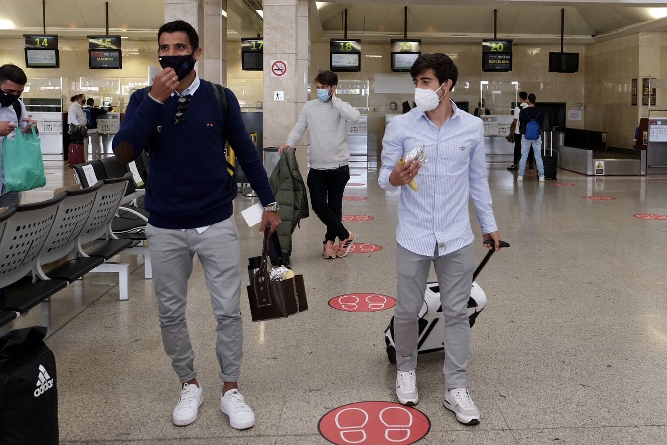 FOTOS: Así ha viajado el Cádiz CF hacia Madrid