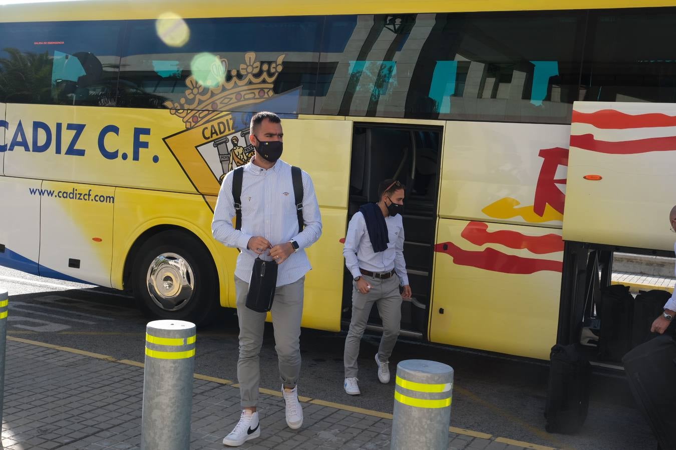 FOTOS: Así ha viajado el Cádiz CF hacia Madrid