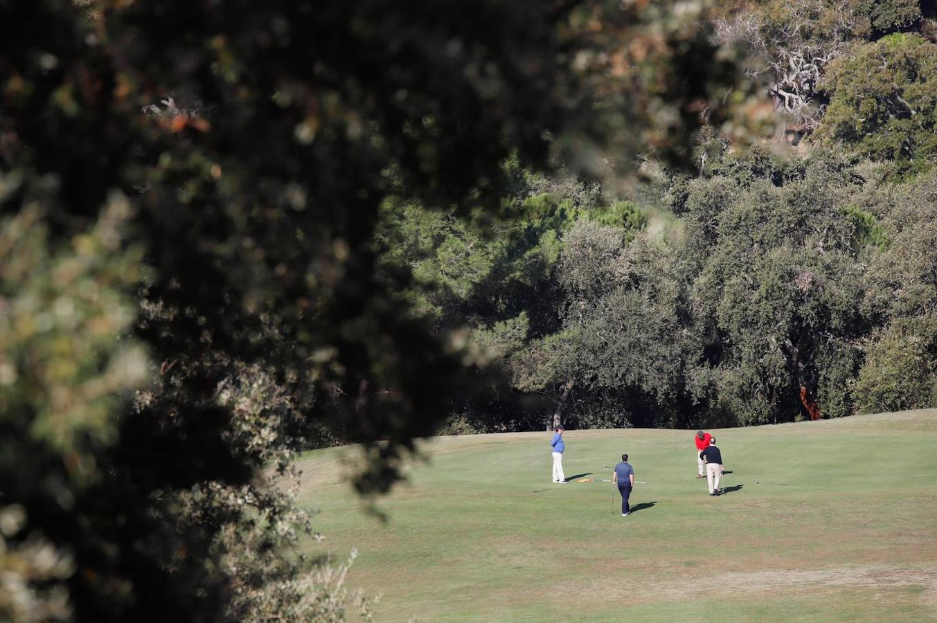 La primera jornada de la Copa Albolafia de golf en Córdoba, en imágenes