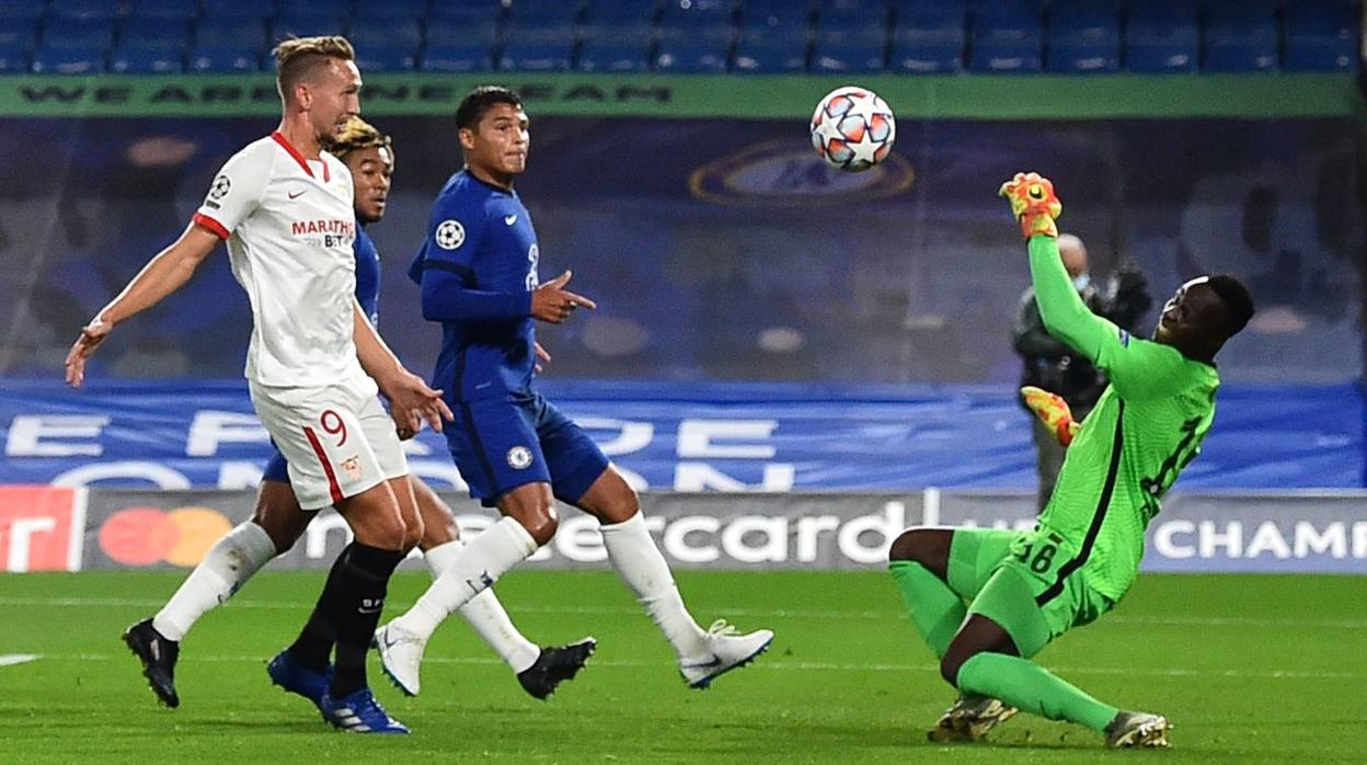 En imágenes, el Chelsea-Sevilla desde Stamford Bridge