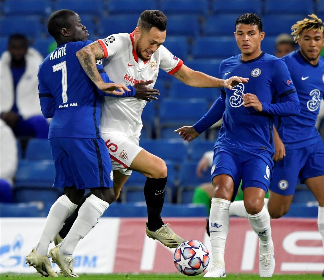 En imágenes, el Chelsea-Sevilla desde Stamford Bridge