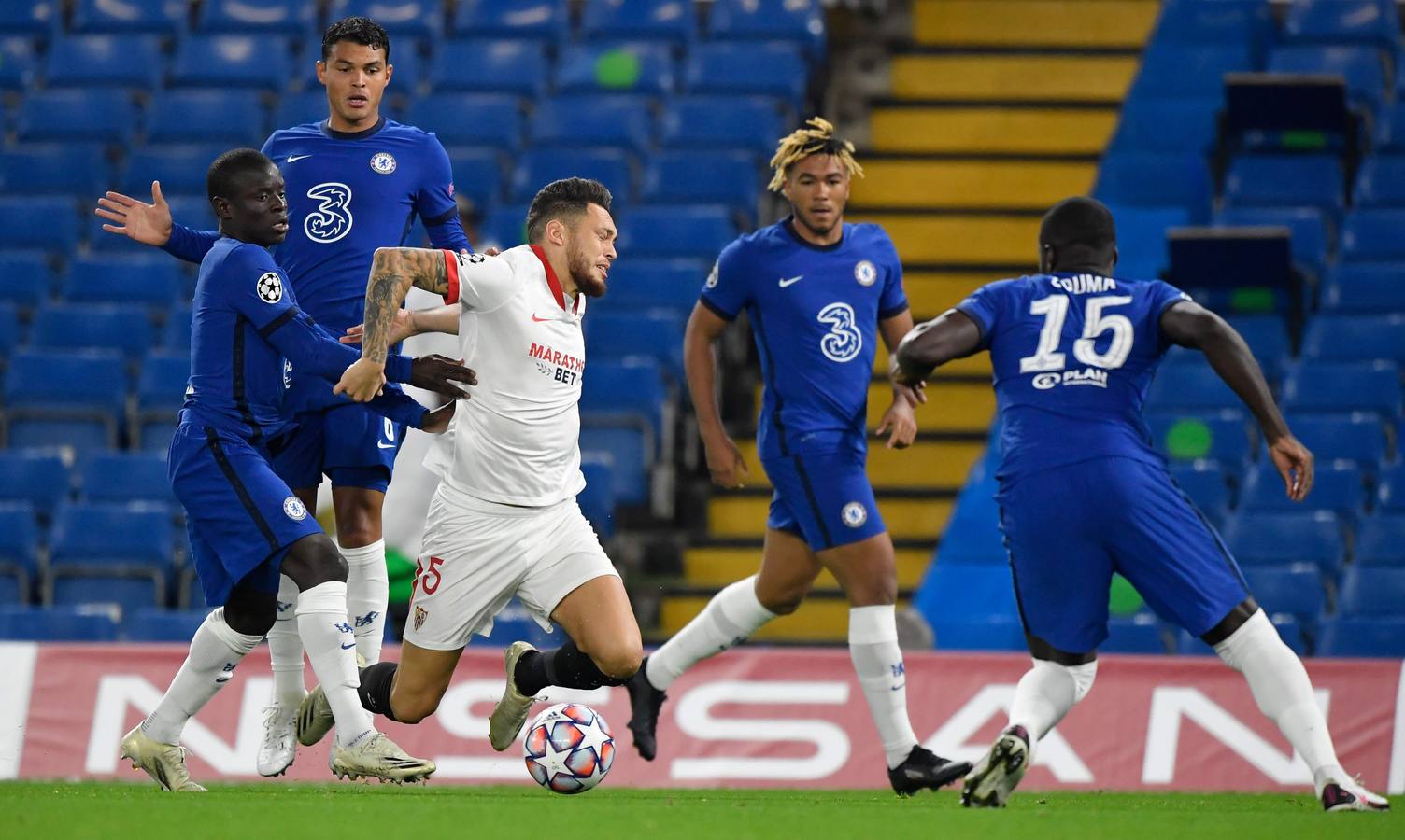 En imágenes, el Chelsea-Sevilla desde Stamford Bridge