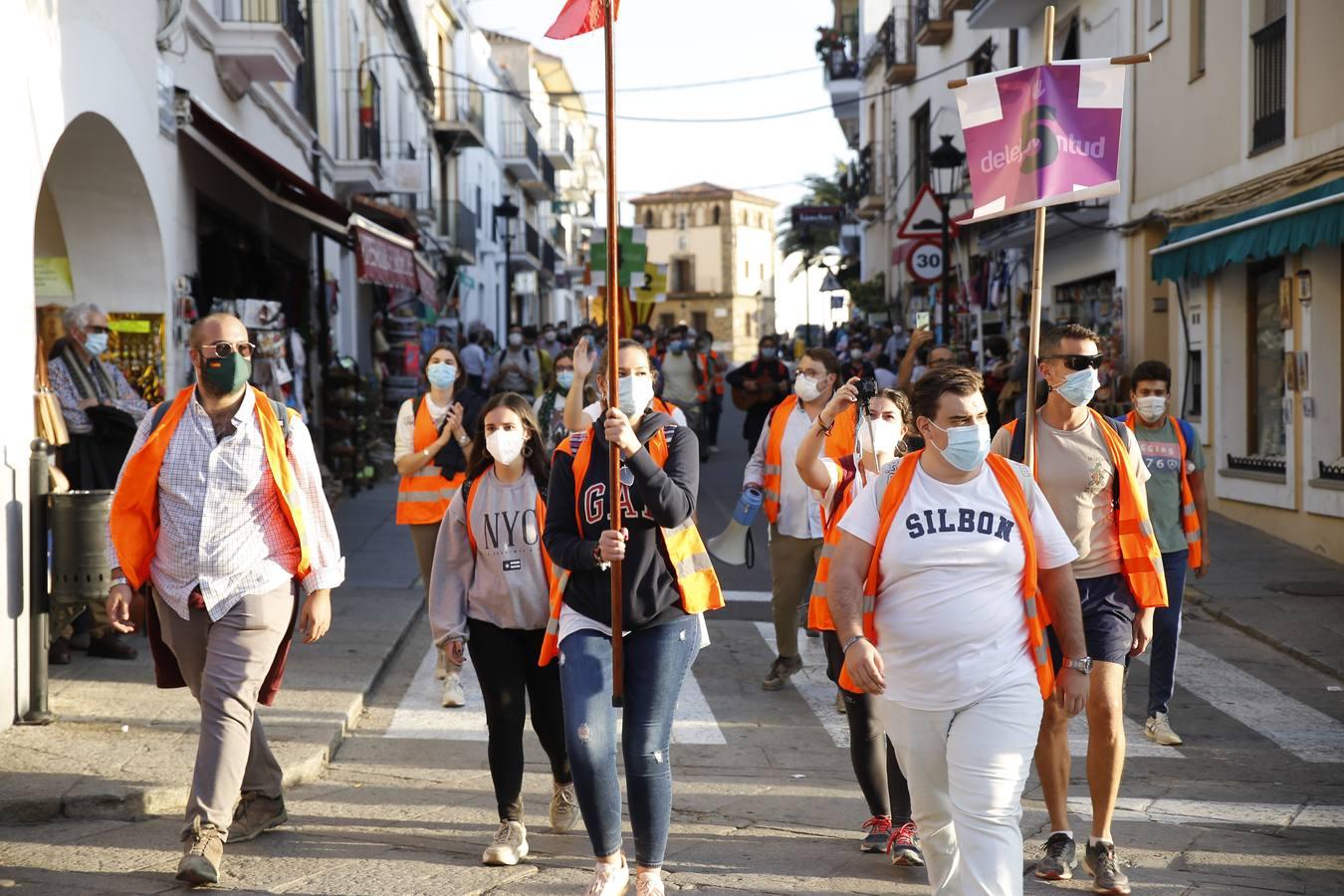 Así ha sido la peregrinación de los jóvenes de Córdoba a Guadalupe, en imágenes