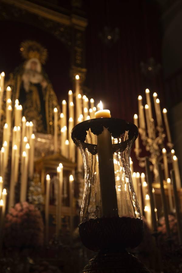 Altar del triduo de la Virgen de la Palma del Buen Fin