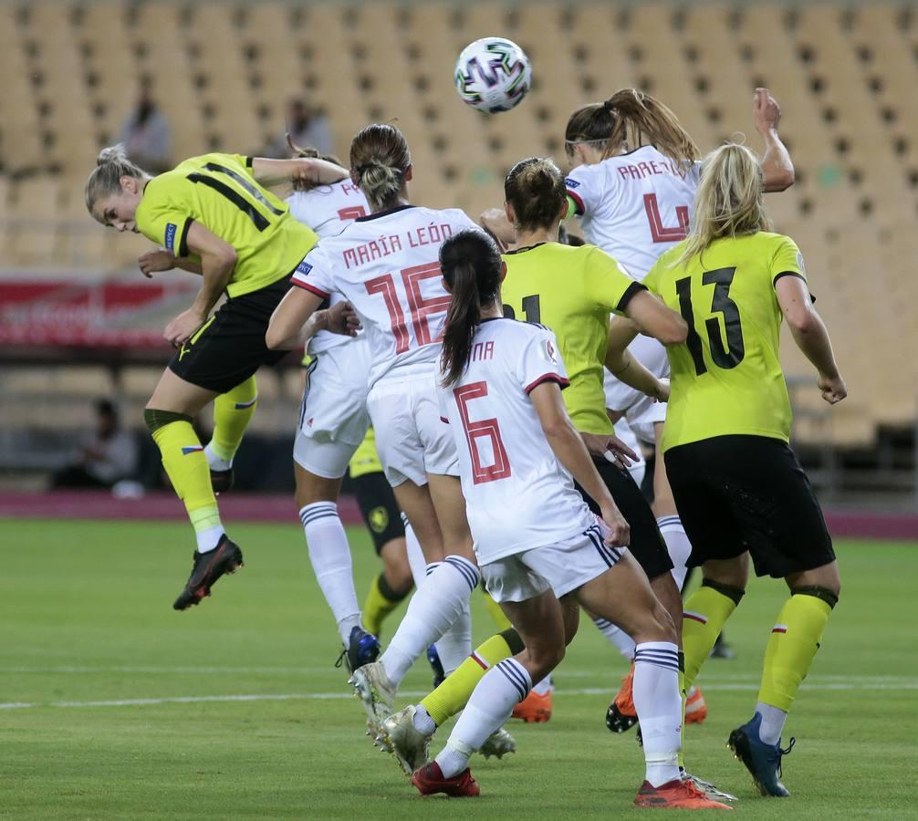 Las mejores imágenes del partido entre las selecciones femeninas de España y República Checa