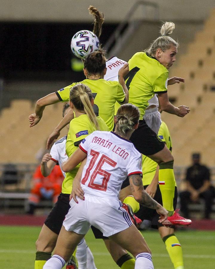 Las mejores imágenes del partido entre las selecciones femeninas de España y República Checa