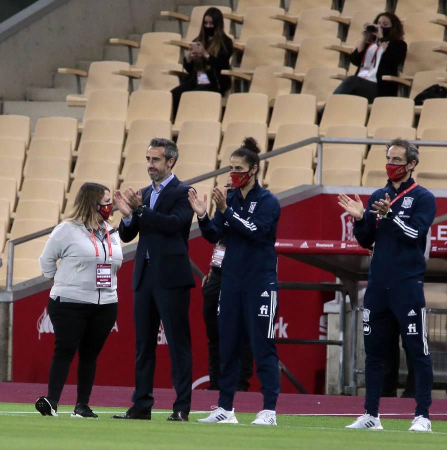 Las mejores imágenes del partido entre las selecciones femeninas de España y República Checa