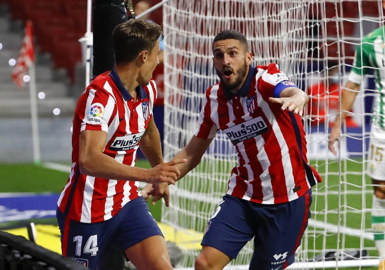 Las mejores imágenes del partido entre Atlético de Madrid y Real Betis Balompié