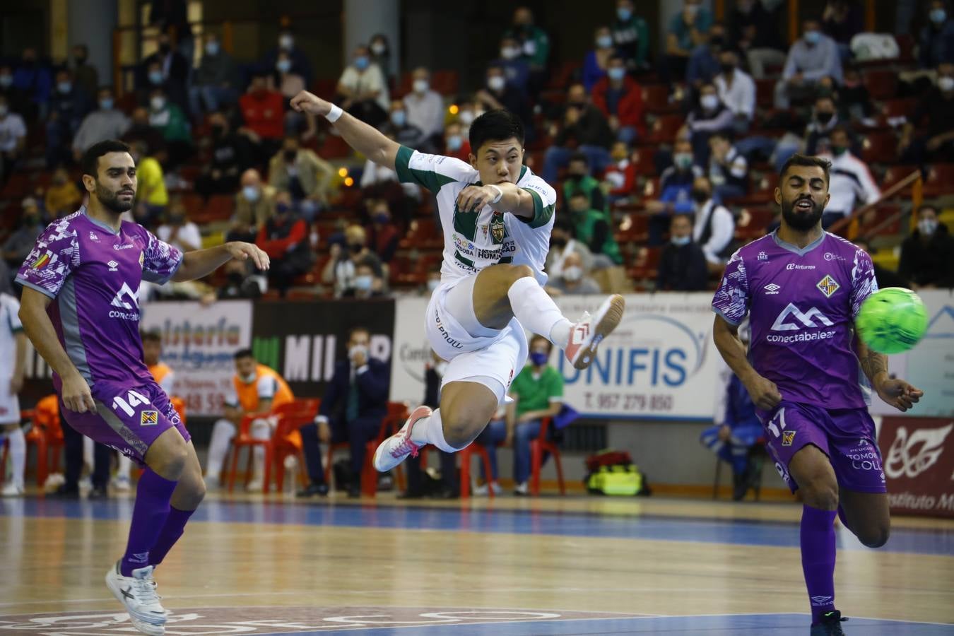 El empate entre el Córdoba Patrimonio y el Palma Futsal, en imágenes