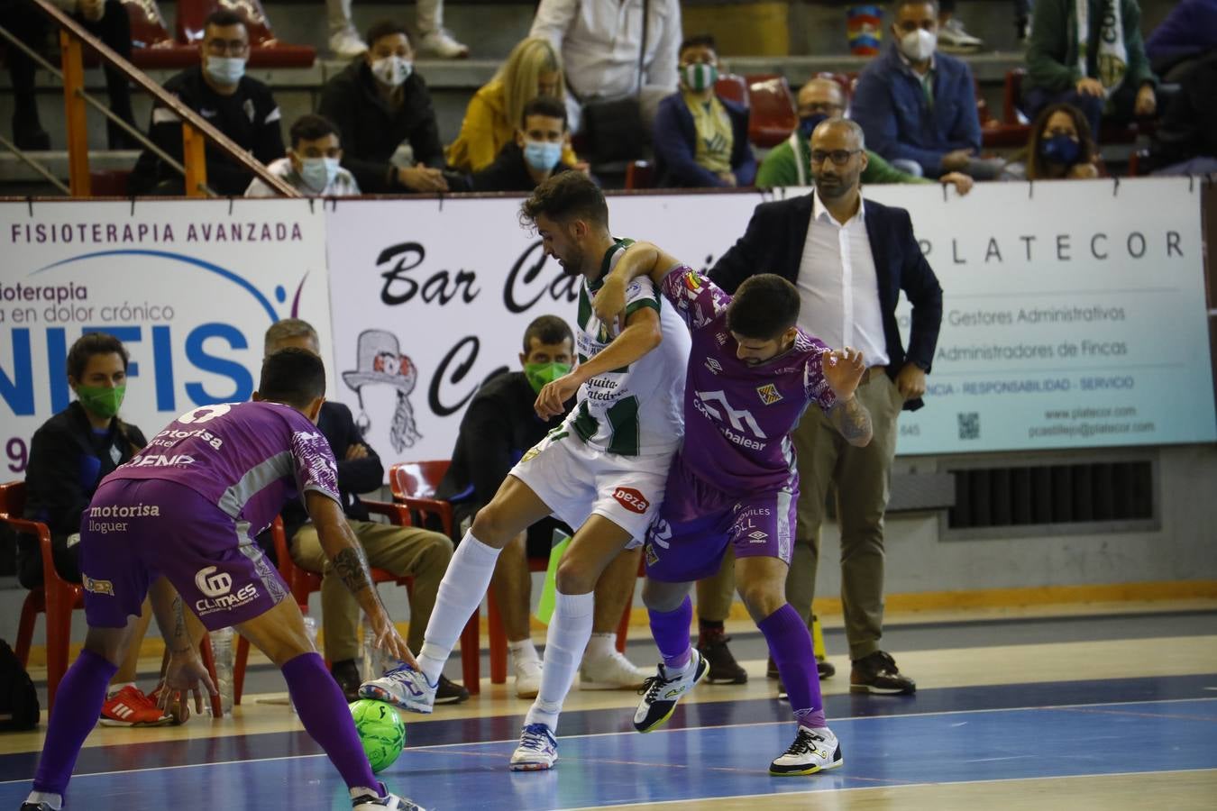 El empate entre el Córdoba Patrimonio y el Palma Futsal, en imágenes