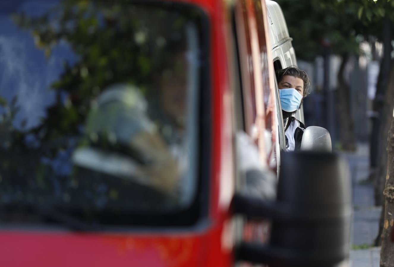 La protesta de los vendedores ambulantes en Córdoba, en imágenes