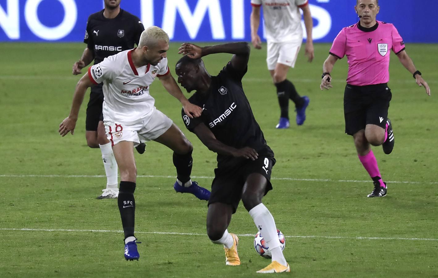 Las mejores imágenes del partido Sevilla F. C. - Rennes