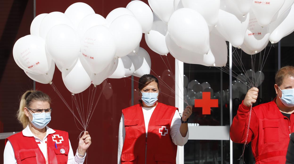 Homenaje de Cruz Roja Córdoba a sus voluntarios por su labor en la pandemia