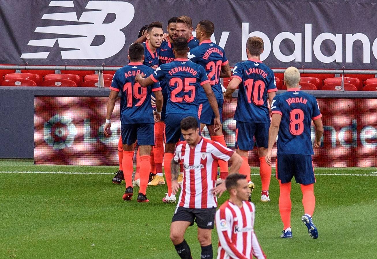 En imágenes, la victoria del Athlétic ante el Sevilla