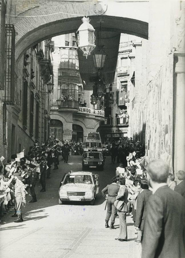 La histórica visita de Juan Pablo II a Toledo