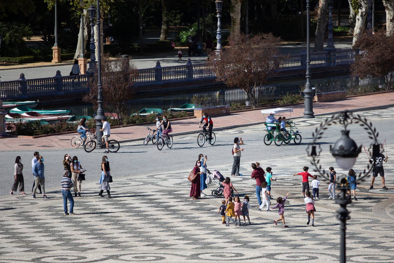 Los parques de Sevilla, un remanso de paz para las familias