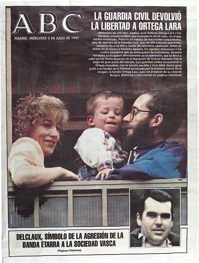 2 de julio de 1997: La Guardia Civil devolvió la libertad a Ortega Lara. 