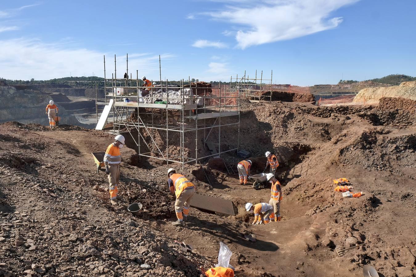 En imágenes, excavaciones arqueológicas en las minas de Río Tinto