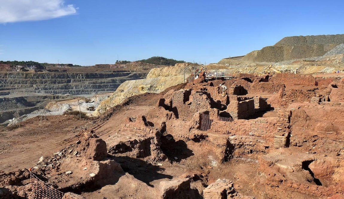 En imágenes, excavaciones arqueológicas en las minas de Río Tinto