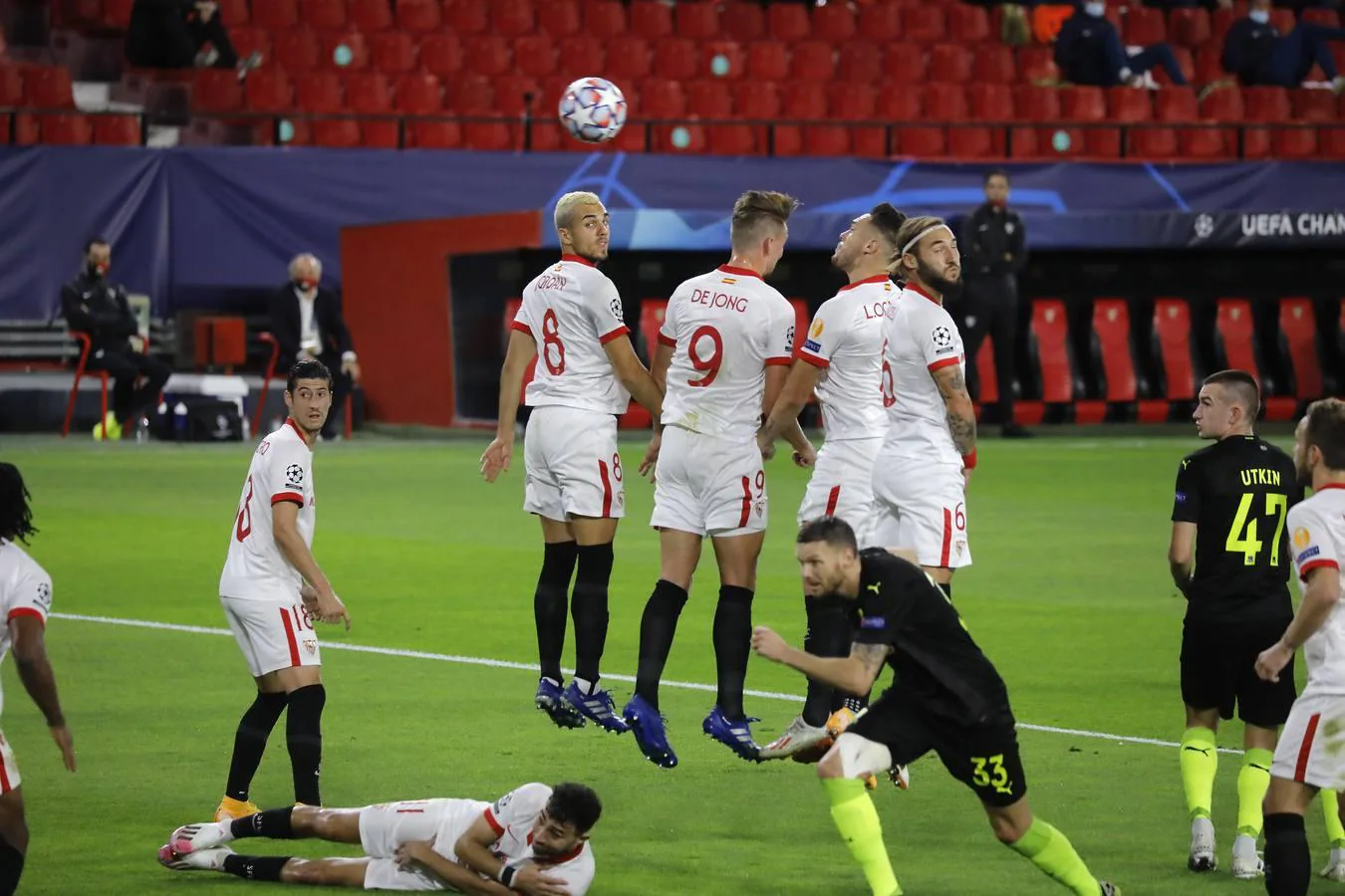 Las mejores imágenes del encuentro entre el Sevilla F.C. y el Krasnodar