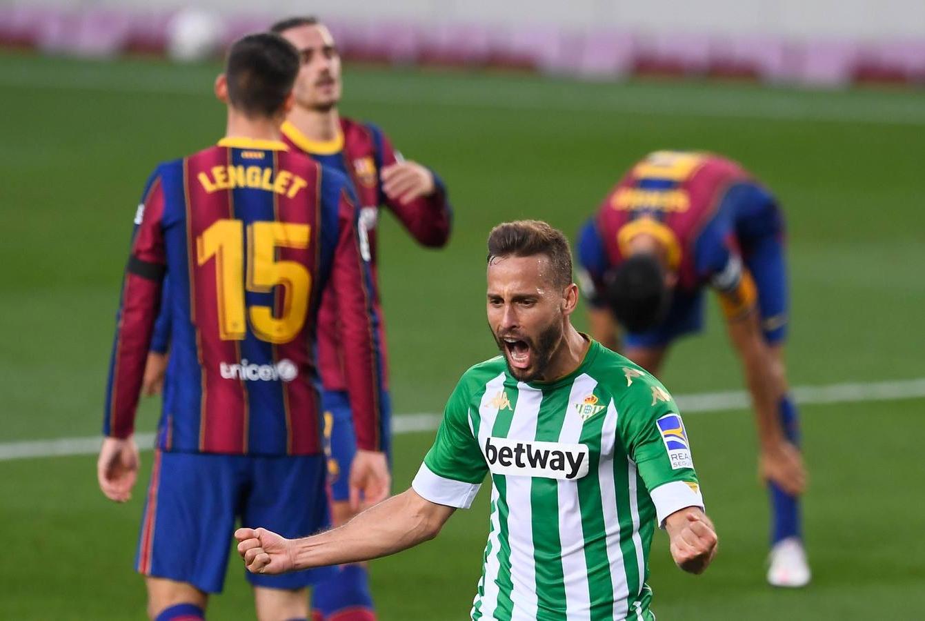 Las mejores imágenes del encuentro entre el F.C. Barcelona y el Real Betis Balompié