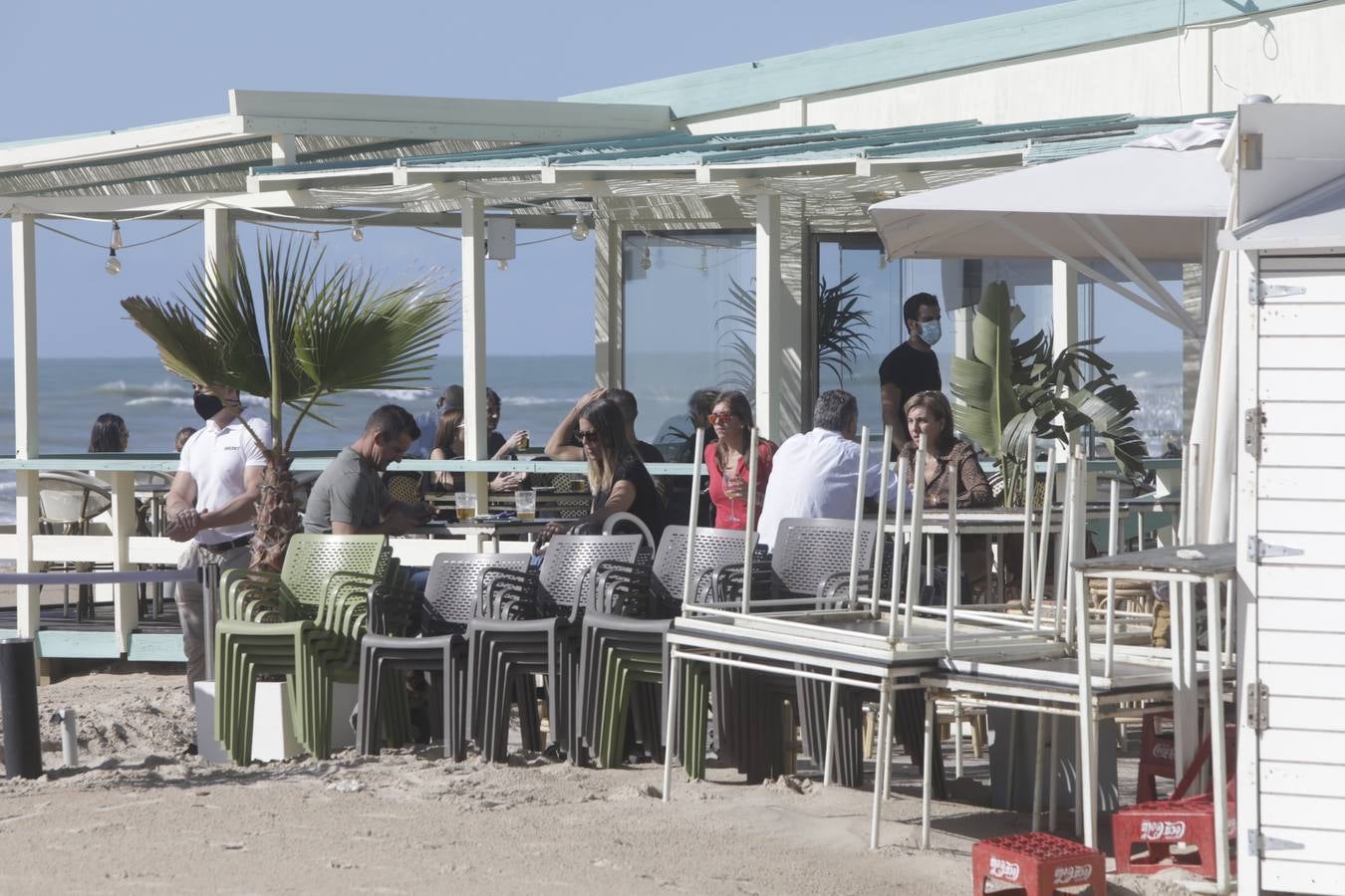 Ambiente en Cádiz el dia antes de las nuevas restricciones por la pandemia