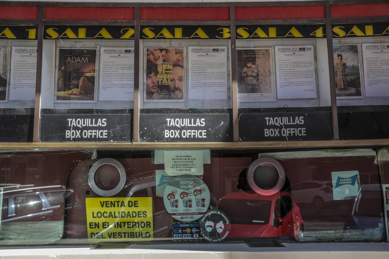 Los cines vuelven a cerrar en Sevilla por las nuevas medidas contra el coronavirus