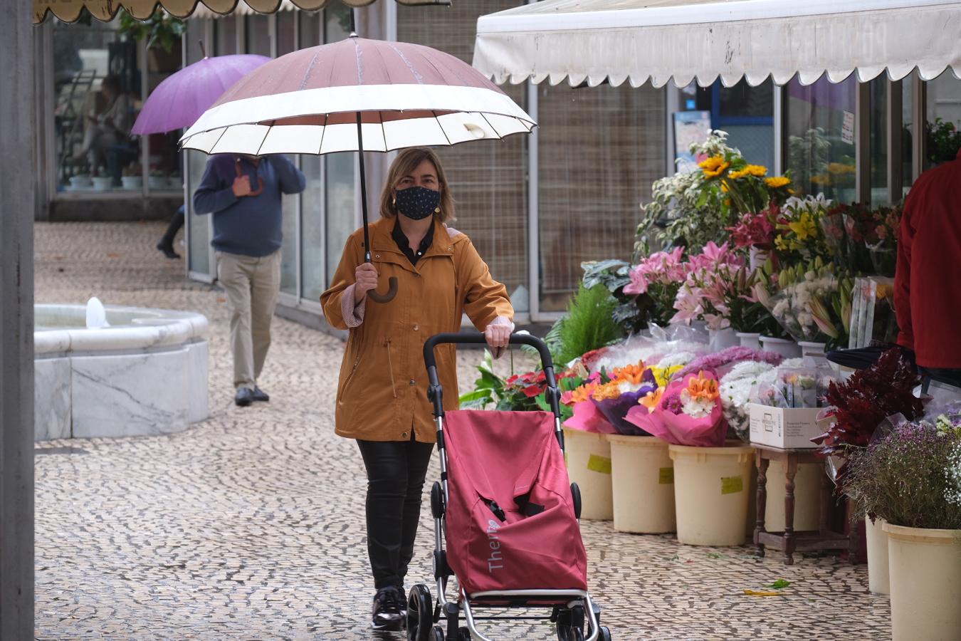 FOTOS | Sábado de lluvia en Cádiz que invita a quedarse en casa