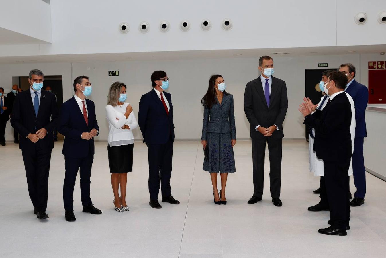 La visita de los Reyes de España al nuevo hospital de Toledo, en imágenes