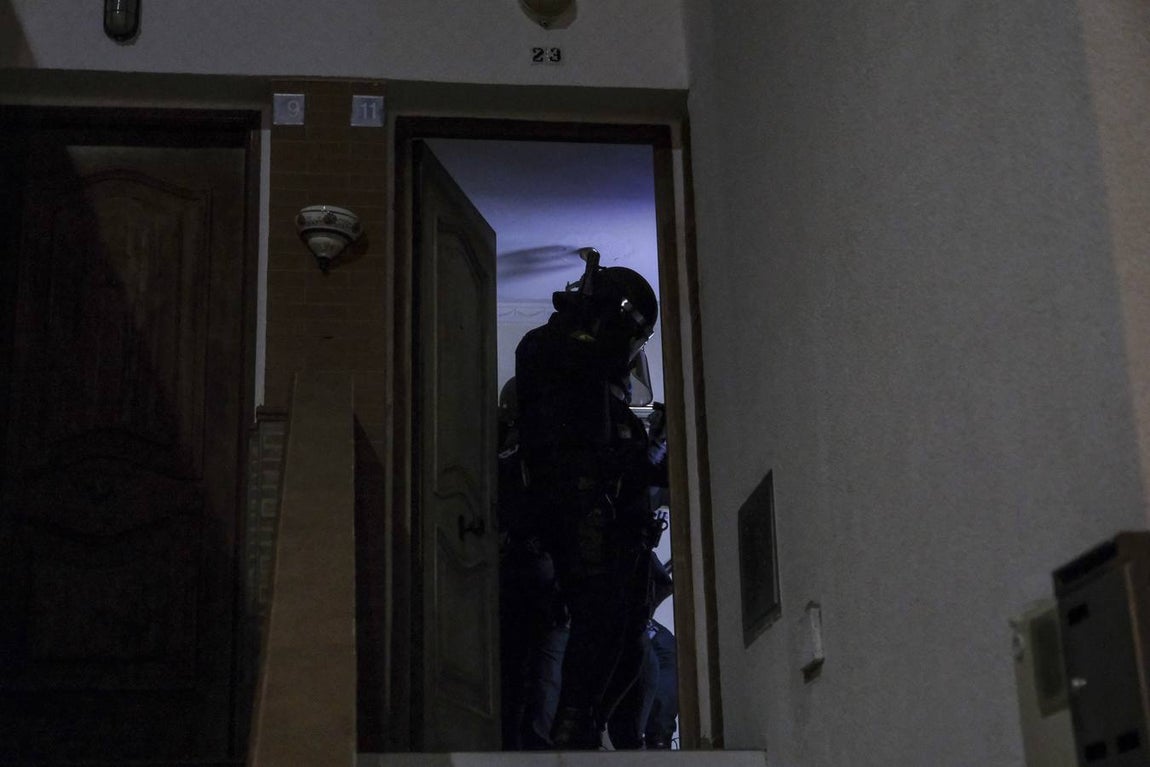 Operación de la Policía Nacional contra una red dedicada al tráfico de cocaína en Cádiz