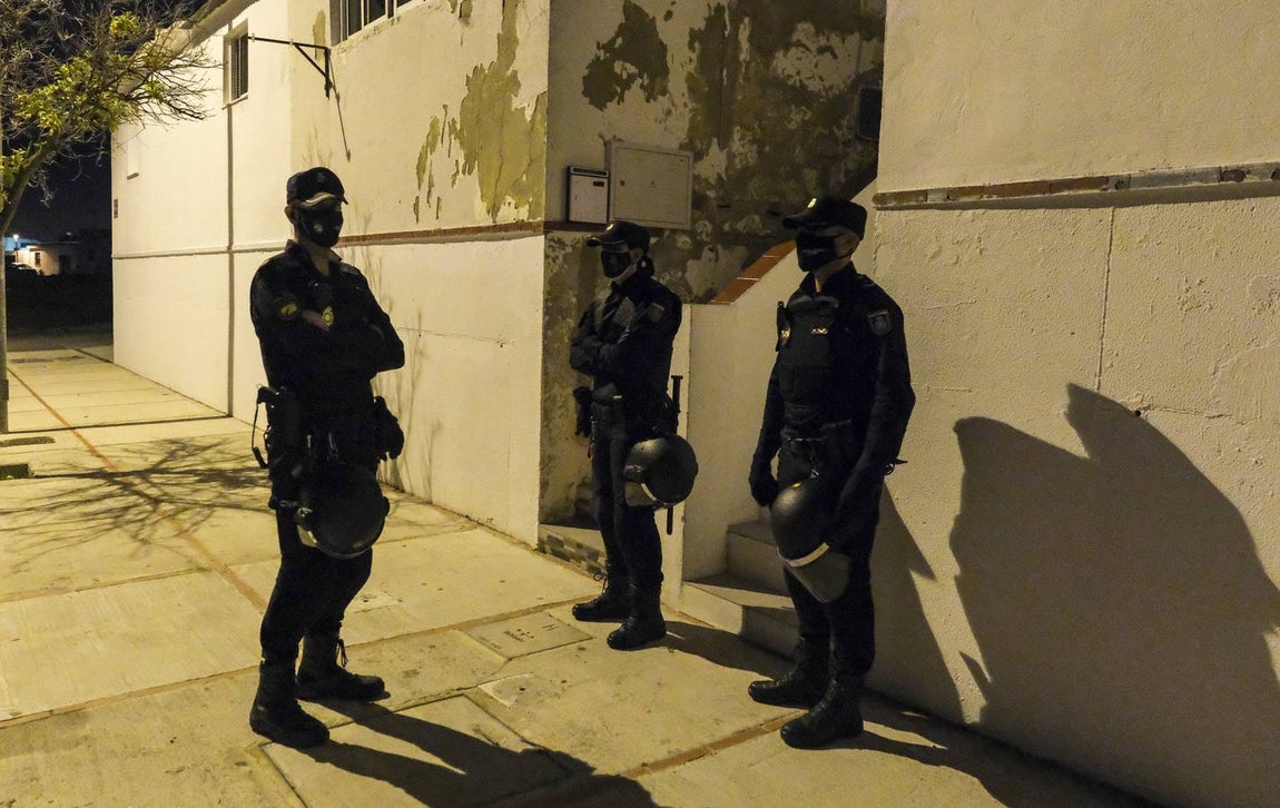 Operación de la Policía Nacional contra una red dedicada al tráfico de cocaína en Cádiz
