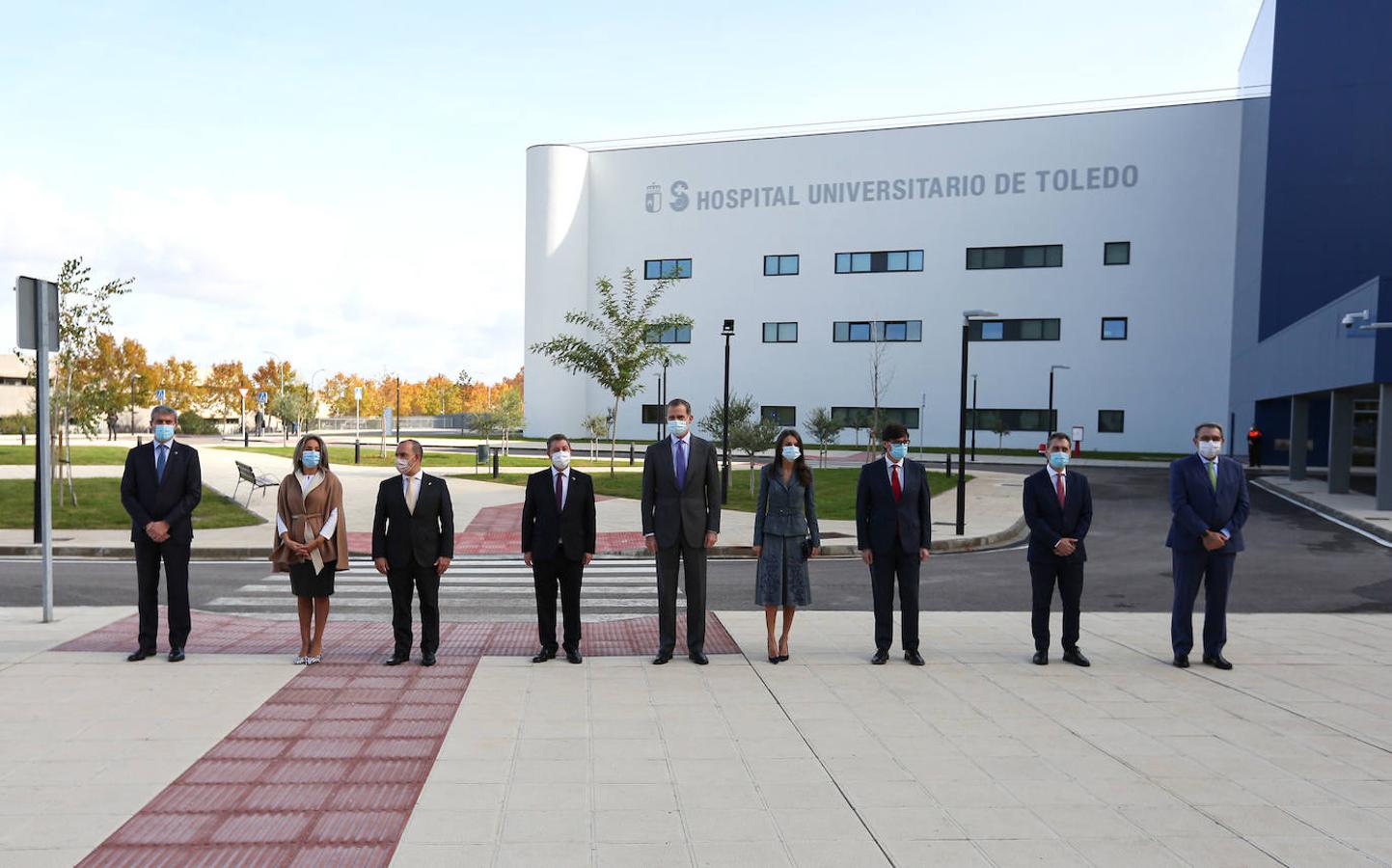 La visita de los Reyes de España al nuevo hospital de Toledo, en imágenes