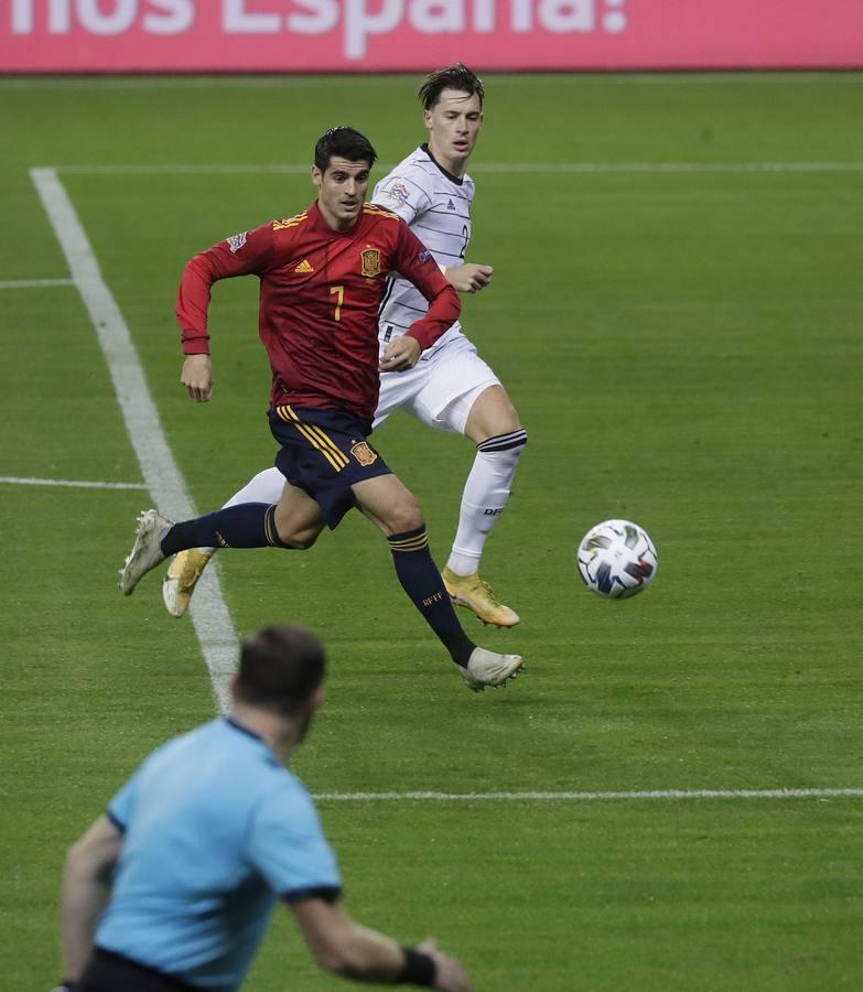 En imágenes, la goleada histórica (6-0) de España a Alemania en Sevilla