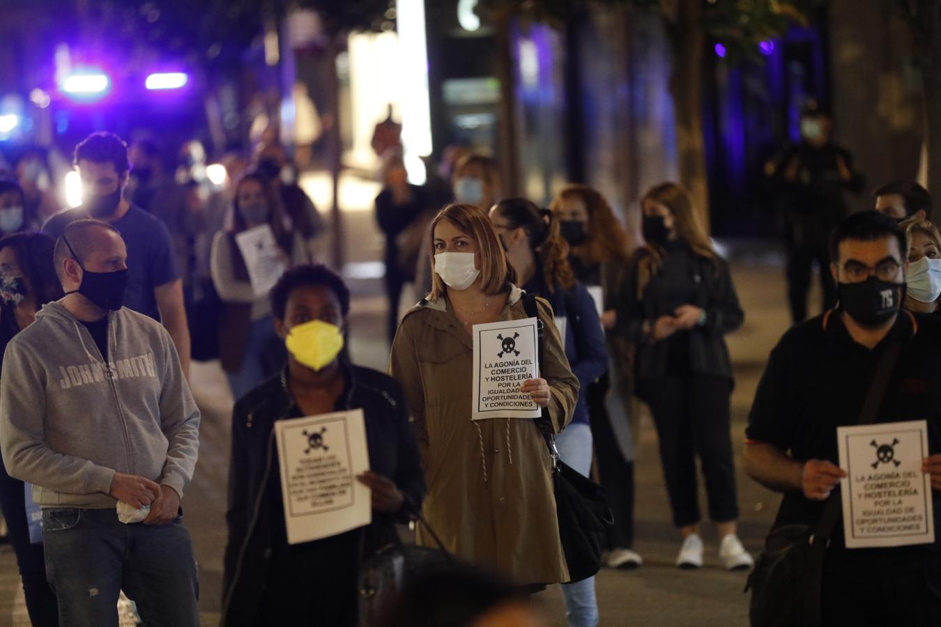 La protesta de los comerciantes del Centro de Córdoba, en imágenes