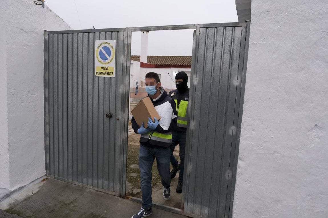 Operación de la Policía Nacional contra una red dedicada al tráfico de cocaína en Cádiz