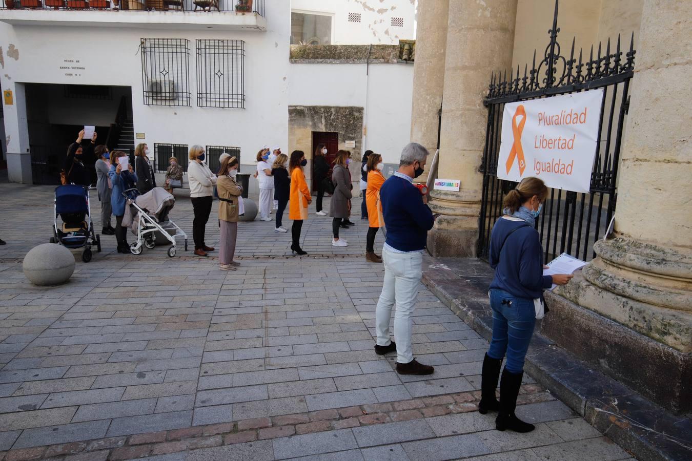 Las protestas contra la Ley Celaá en Córdoba, en imágenes