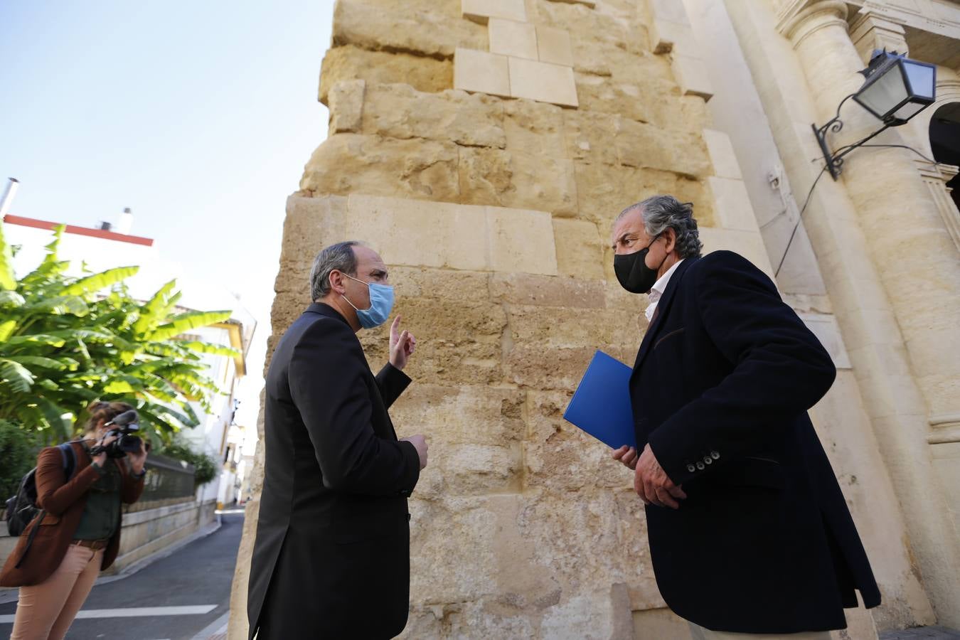 La segunda fase de la restauración del Alminar de San Juan, en imágenes