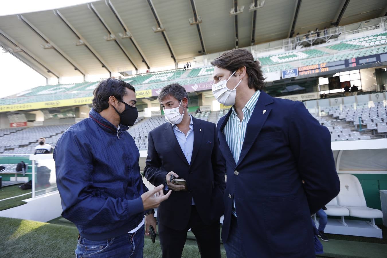 El primer partido del Córdoba CF a puerta cerrada, en imágenes