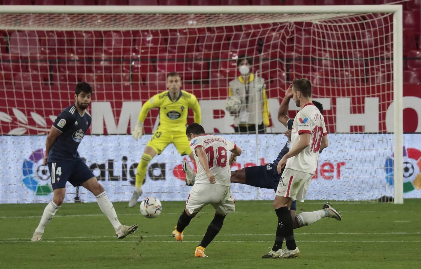 Las mejores imágenes del encuentro entre el Sevilla F.C. y el Celta de Vigo