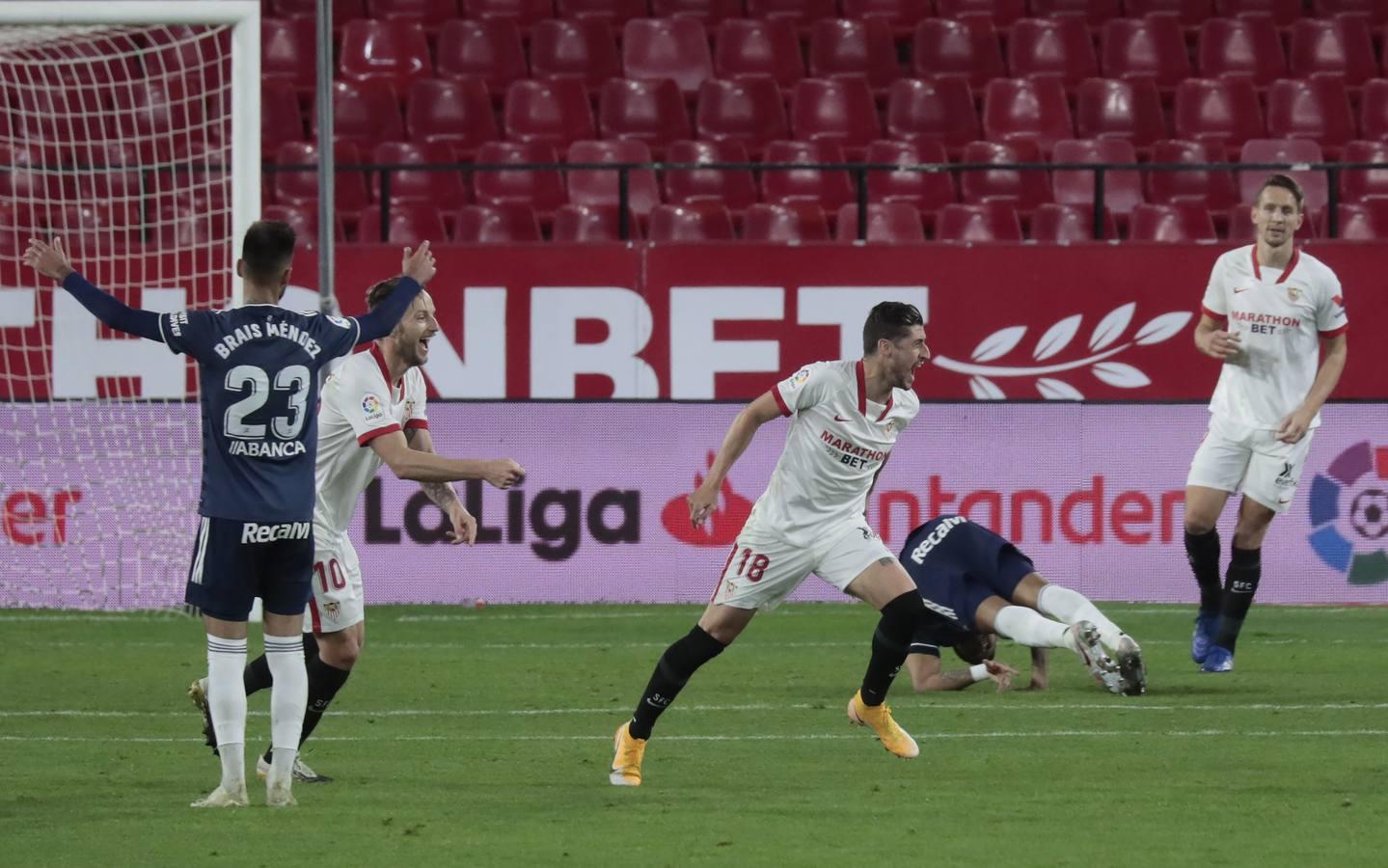 Las mejores imágenes del encuentro entre el Sevilla F.C. y el Celta de Vigo