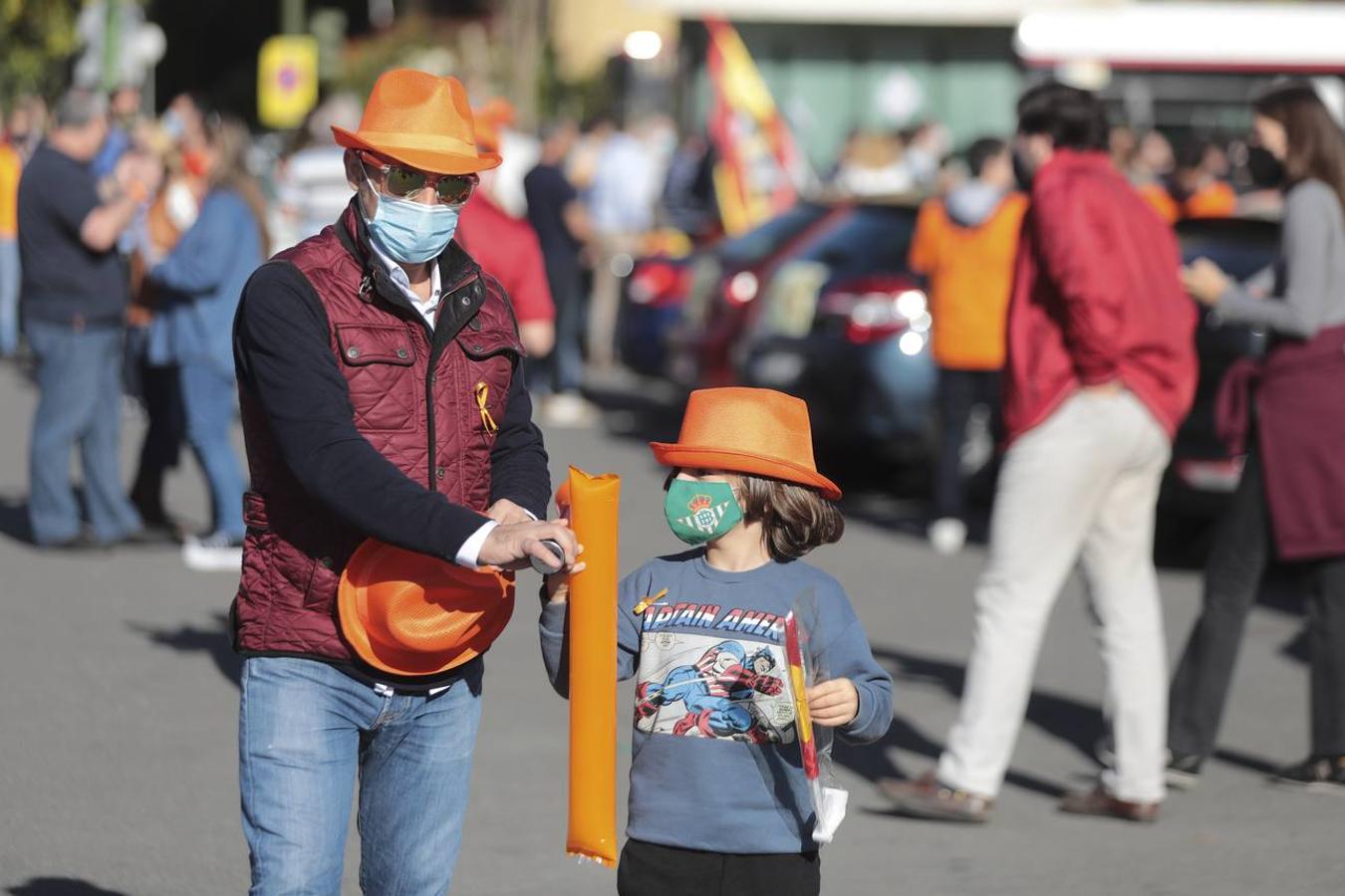 La protesta de la educación concertada de Sevilla por la Ley Celáa, en imágenes