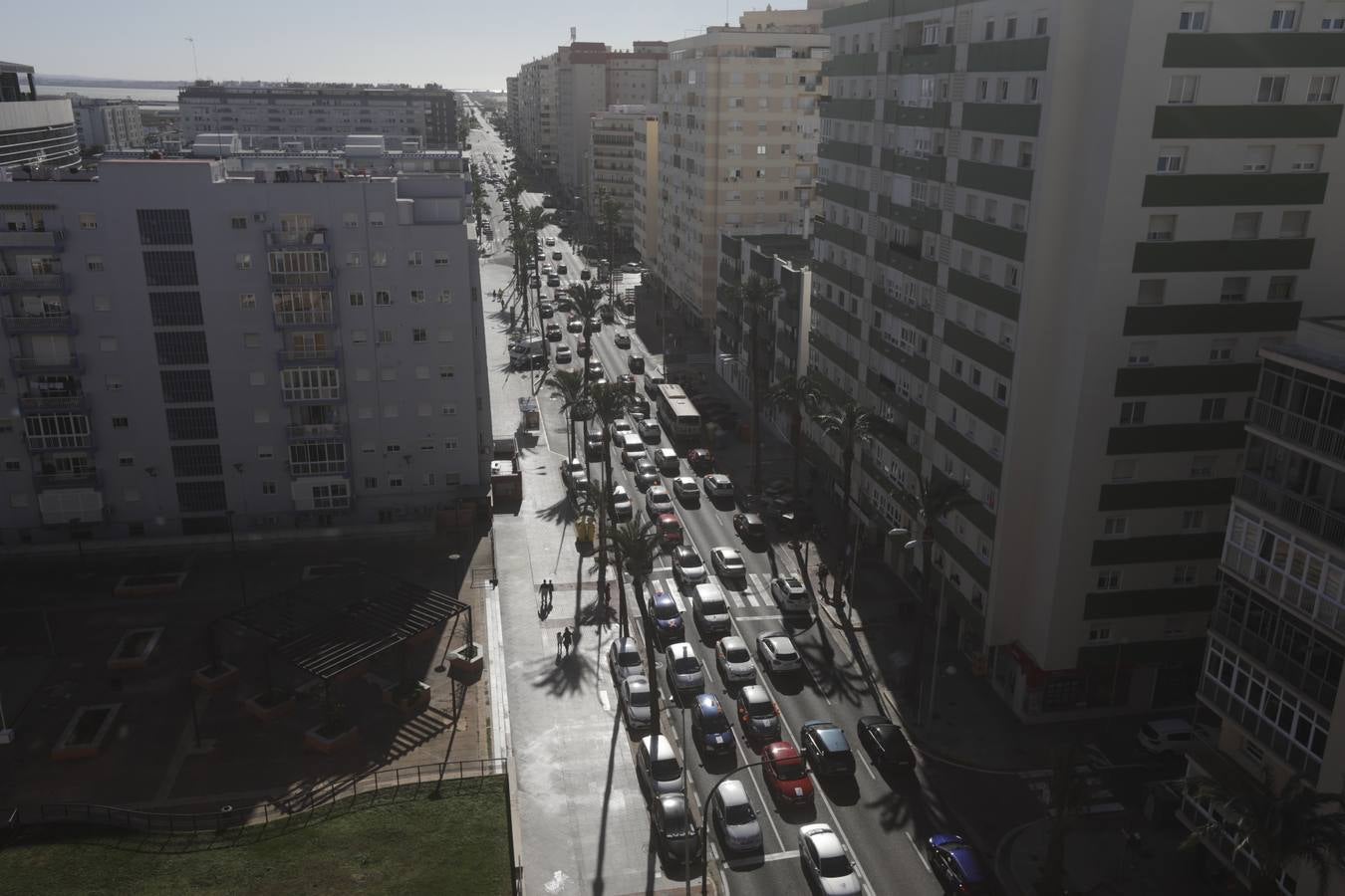 Caravana de vehículos en Cádiz contra «la ley Celaá»