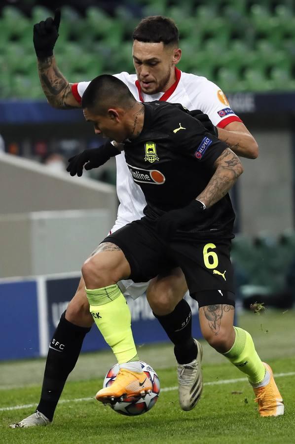 Las mejores imágenes del encuentro entre el Krasnodar y el Sevilla F.C.