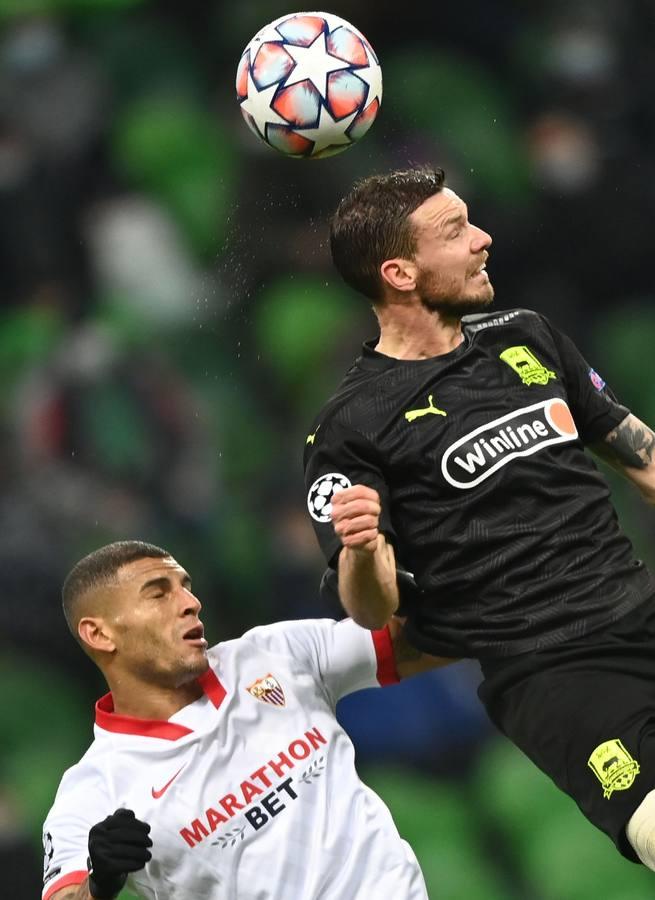 Las mejores imágenes del encuentro entre el Krasnodar y el Sevilla F.C.