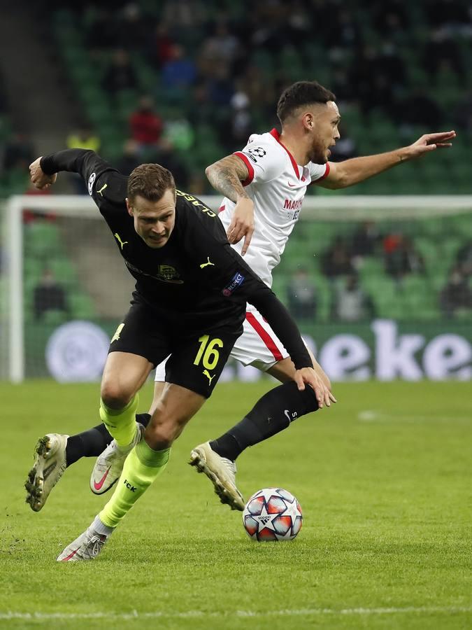 Las mejores imágenes del encuentro entre el Krasnodar y el Sevilla F.C.