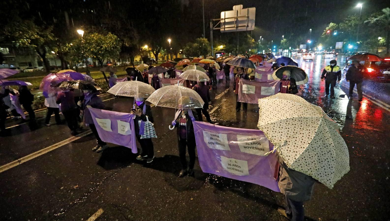 La marcha contra la violencia machista en Córdoba, en imágenes